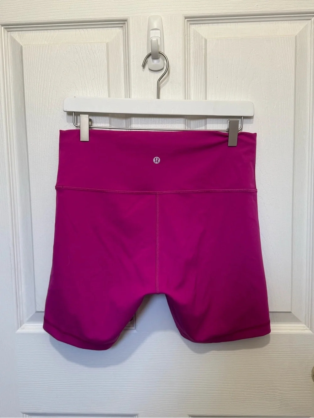 Lululemon High-Waist Magenta Active Shorts